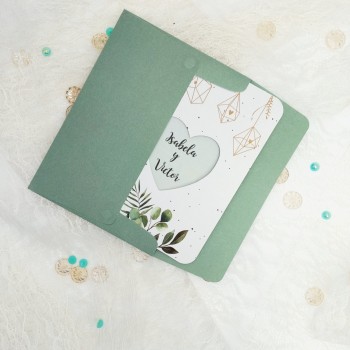 Pasaporte verde hojas
