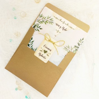 Funda de hojas vegetal