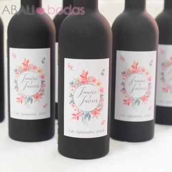 Set Vino forma botella