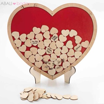 Corazón madera corazones
